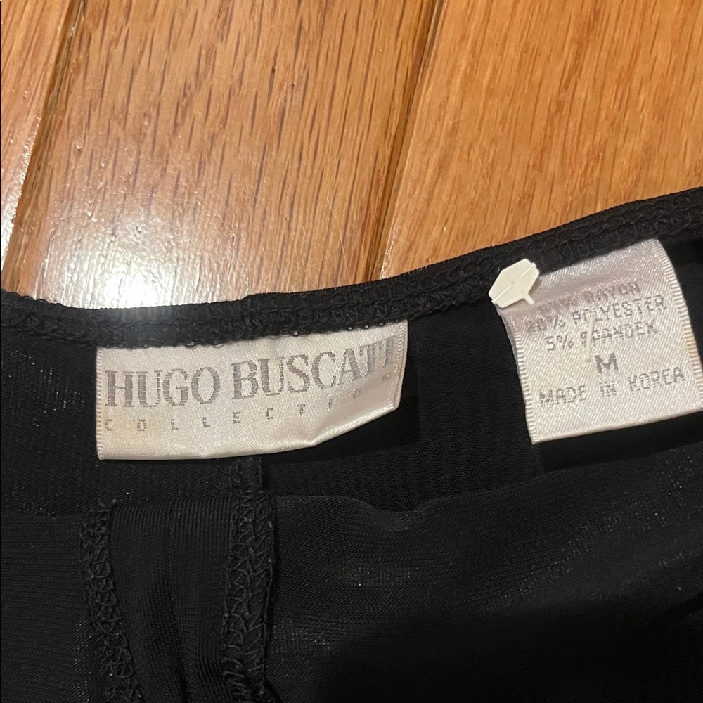 Hugo Buscati Elegant Black Halter Dress - Picture 6 of 6